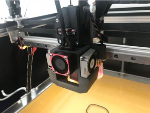 big booster fan bl touch mount 3d printer accessories 3d print model - Mito3D