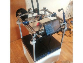 v-king corexy - pro 400 Las impresoras 3d 3dprinter Impresora de la impresora core xy hipercubo evolución ultimaker 3d print model - Mito3D