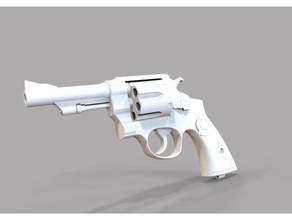 indy revólver adereços 3d print model - Mito3D