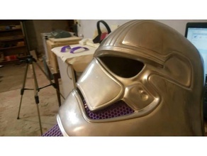 grelha de cosplay máscaras capacete adereços hexogen hex grade 3d print model - Mito3D