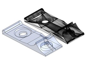 anet extruder filament guide cad remix 3d printer parts a8 onshape step 3d print model - Mito3D