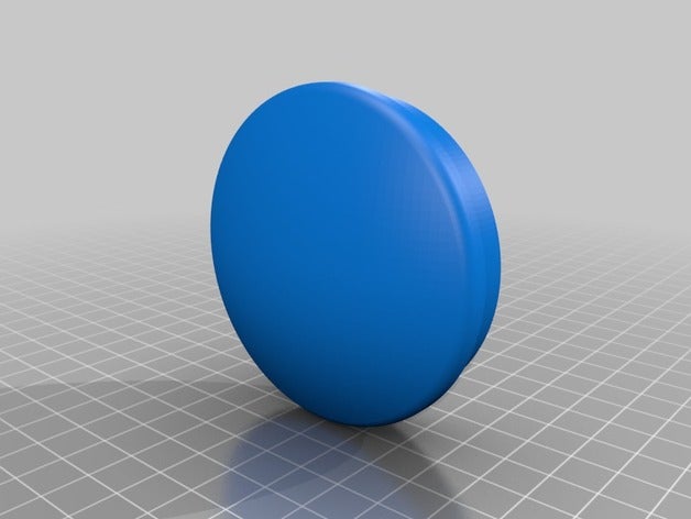 deckel f r polokalrohr 80mm hobby 3D print model - Mito3D