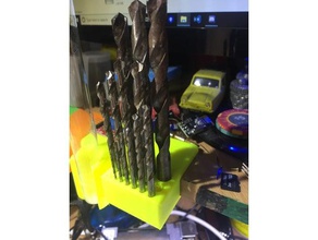 drill holder tool holders & boxes desk drills yellow 3d print model - Mito3D