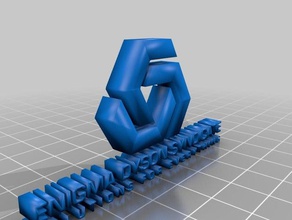 enigma dyson Sendikası eds sembolü tarama ve kopyaları 3d print model - Mito3D