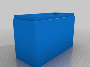meu personalizados paramétrico de caixa recipientes personalizado 3d print model - Mito3D