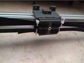 core x-y belt tightener 2020 drawbot 3d printer parts extrusion tensioner corexy xy 3d print model - Mito3D