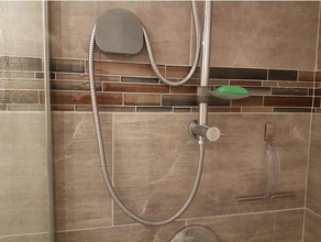 shower hose holder bathroom fusion 360 accessories 3d print model - Mito3D