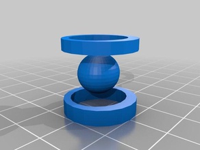 space hover ball unprintable 3d print model - Mito3D