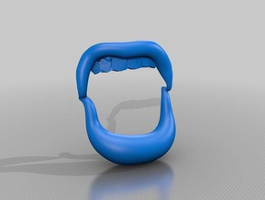 bocca segni e loghi 3d print model - Mito3D