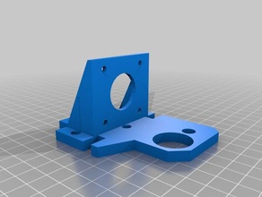 graber support bowden z-axis 3d printer parts 608 i3 nema17 prusa 3d print model - Mito3D