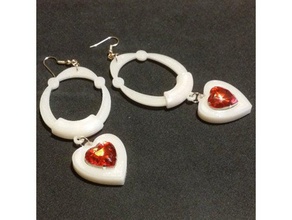 orecchini5 earrings 3d jewelry bigiotteria costume jewerly earring fashion accessories orecchini 3d print model - Mito3D