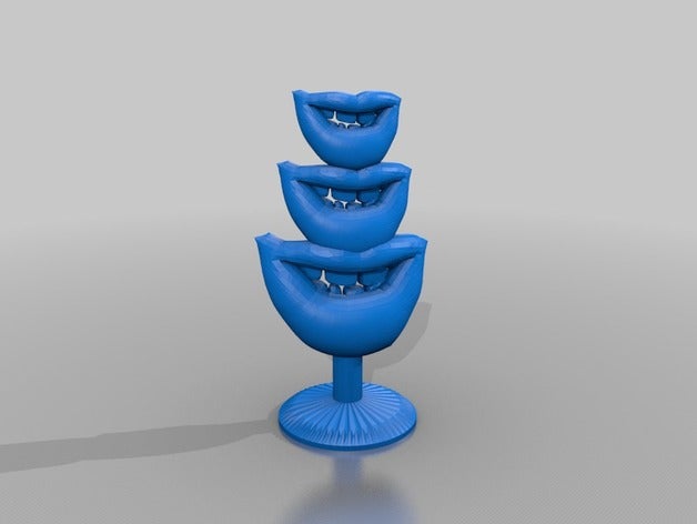 Mund Skulpturen 3D print model - Mito3D