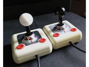 tac-2 joystick de remplacement la balle les jeux vidéo le commodore 3d print model - Mito3D