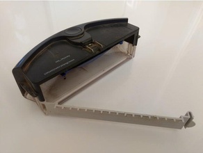 geliştirilmiş roomba aerovac bin kapı yedek parça yükseltir 3d print model - Mito3D
