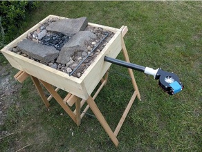 forge blower fan diy blacksmith 3d print model - Mito3D