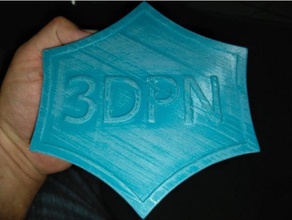 L'impression 3d nerd bouclier personnalisé 3dpn joel dire youtuber 3d print model - Mito3D