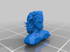 yanni busto pessoas do compositor louro yanny 3d print model - Mito3D
