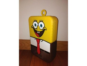 sponge bob Maske chemobox-kimiobox - m-scara-bob esponja para chemo-box chemobox kimiobox spongebob 3d print model - Mito3D