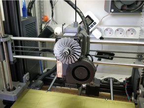 jet engine extruder motor rotation indicator 3d printer accessories 3d print model - Mito3D
