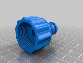 tubo di collegamento 3 4 bsp - hozelock compatibile all'aperto e giardino 3d print model - Mito3D