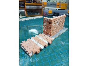 paving stone mold 1 20 buildings & structures architecture concrete construction diorama street structural 3d print model - Mito3D