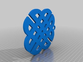 keltischen Knoten Kunst 3d print model - Mito3D