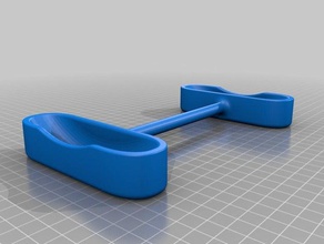 dumbbell tray sport & outdoors 3d print model - Mito3D