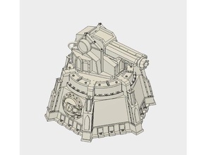 revenge battery - fortification weapon toy & game accessories 40k terrain scenery warhammer 40000 3d print model - Mito3D