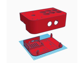 plug & play raspberry pi arcade les jeux vidéo 3d print model - Mito3D