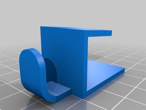 my customized parametric table hook organization 3d print model - Mito3D