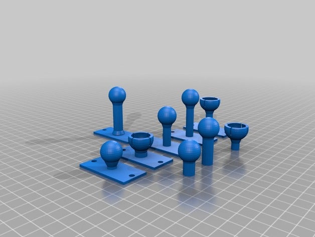 Kamera-ball joint unterstützt raspberry pi 3d-drucken ball-Gelenke Kamera-Kugelgelenk-arm Kamera-adapter Kamera-Halterung octoprint Kamera 3D print model - Mito3D