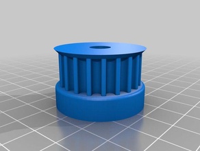 20t htd5 6364 shaft pulley 3d printer parts customized 3d print model - Mito3D