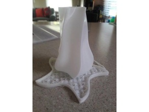 star vase decor 3d print model - Mito3D