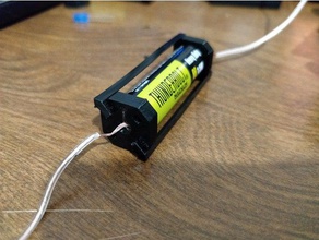 compacto soporte de la batería aa partes eficiente rápido pequeño 3d print model - Mito3D