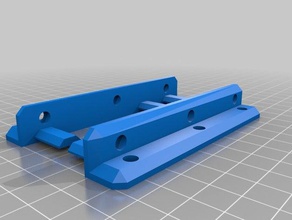 link sprite slot bracket 5 mm holes machine tools cnc linksprite mounting tslot 3d print model - Mito3D