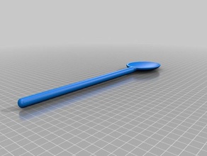 spoon household freecad 3d print model - Mito3D