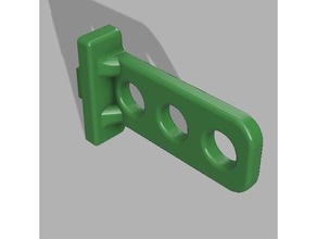 tornillo conductor titular de la pared del taller panel diy 3d print model - Mito3D