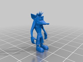 crash bandicoot corpo inteiro jogos de vídeo 3d print model - Mito3D