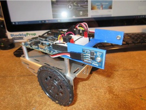 ping holder activitybot robotics boe-bot carol hazlett laser parallax 3d print model - Mito3D