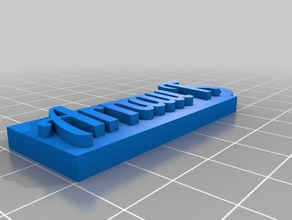 arnau t chaveiros personalizado 3d print model - Mito3D