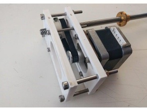 belted Getriebe nema 17 Werkzeugmaschinen 3d print model - Mito3D