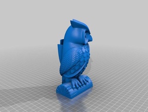 harry potter correo lechuza las esculturas 3d print model - Mito3D