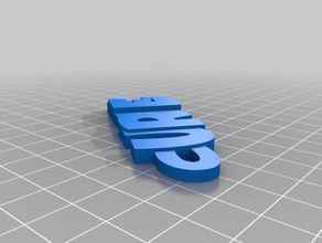uriel Schlüsselanhänger kundengebundene 3d print model - Mito3D