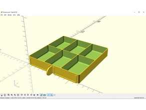 customizable drawers tool holders & boxes container drawer organizer tray 3d print model - Mito3D