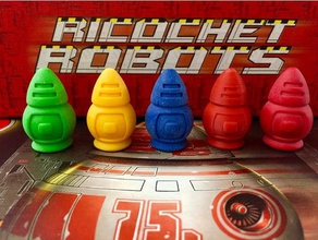 ricochet robots - peon toy & game accessories robot 3d print model - Mito3D