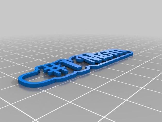 minha personalizado de várias linhas tag keychain2 chaveiros 3D print model - Mito3D