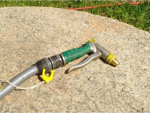 hose connector lock outdoor & garden gardena 3d print model - Mito3D