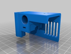 e3d custom um2 mount square nuts 3d printer parts 3d print model - Mito3D
