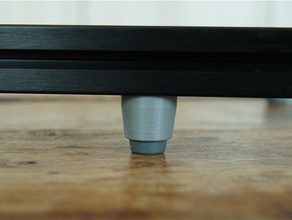 original prusa i3 mk3 mk3s foot holder 3d printer parts 3030 extrusion haribo rubber zaribo 3d print model - Mito3D