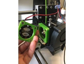 5x3mm magnetic extruder access anet a8 3d printer accessories mods upgrade fan 3d print model - Mito3D
